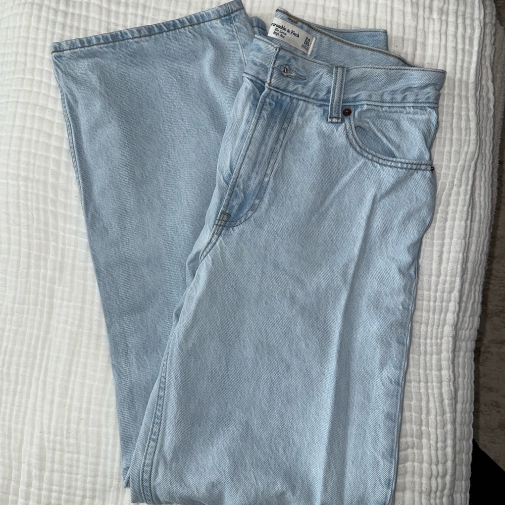 Abercrombie & Fitch Light Blue Straight Jeans